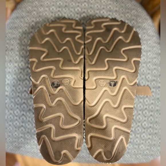 Slide Sandal Platform Birkenstock Style Strappy Buckled Straps Rubber Water SZ 7 - Picture 7 of 8